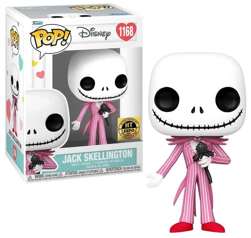 Exclusive Funko Pop #1168 PINK Jack Skellington Head Hot Topic HT Expo exclusive 1168 available kayys collection montreal funko pop store